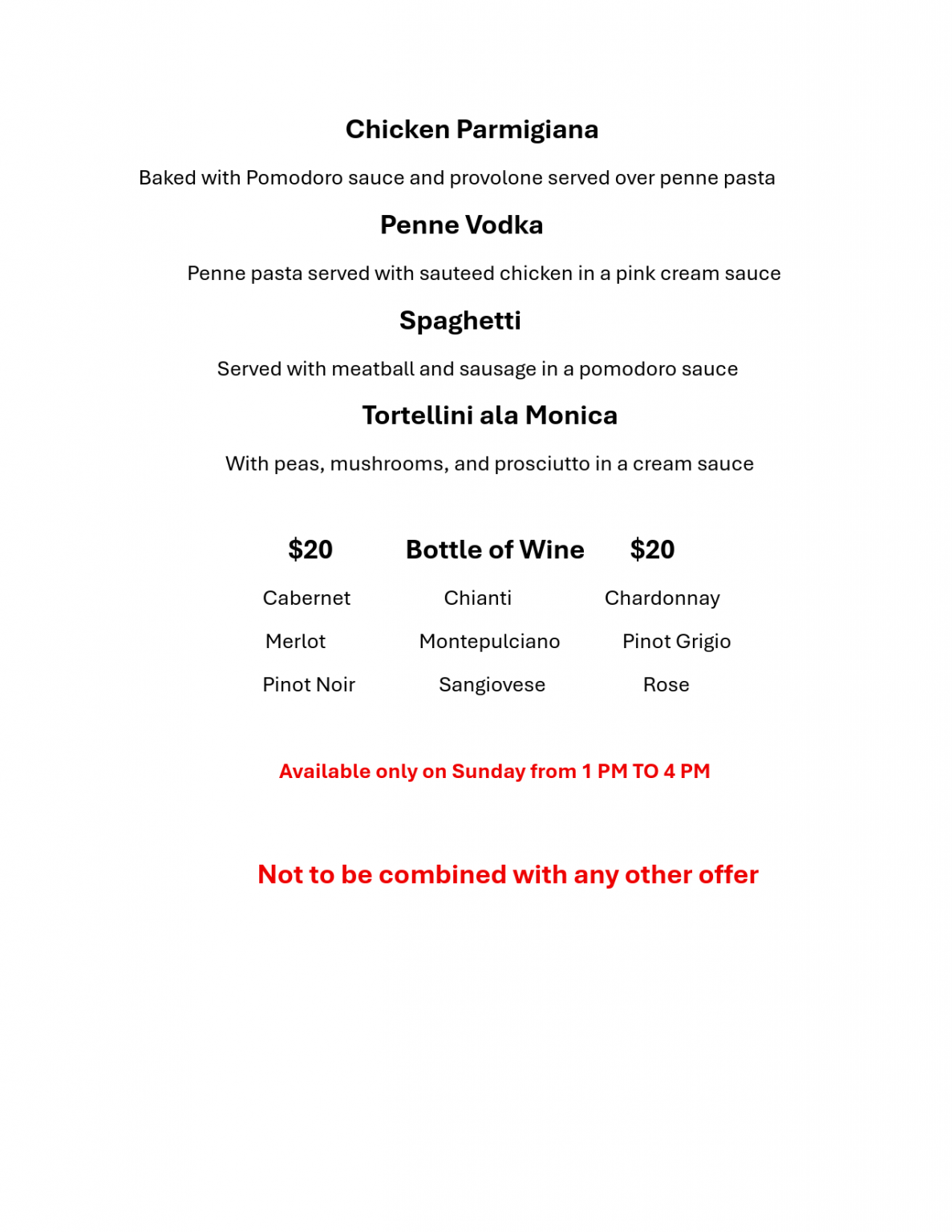Monies Menu Home - Monicas Restaurant